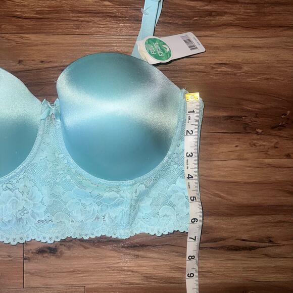 NWT Sexy Honeydew Intimates Full Figure Light Blue Lace Bra Size 36D - Picture 5 of 7